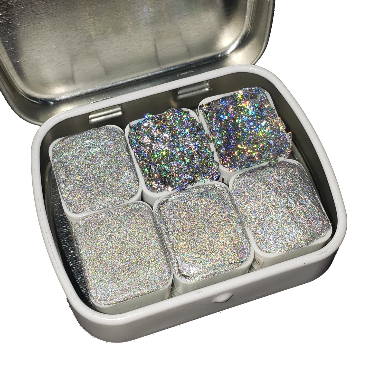 Holographic Series *Half Pan* Holo Watercolour Paint - Artist Palette Set - Colour Shifting Paint - Handmade