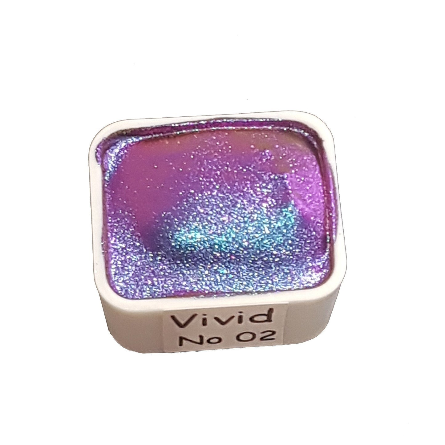 Vivid Series No 02 - Supershift Chameleon Handmade Watercolour Paint - Metallic Glitter Shimmer Calligraphy