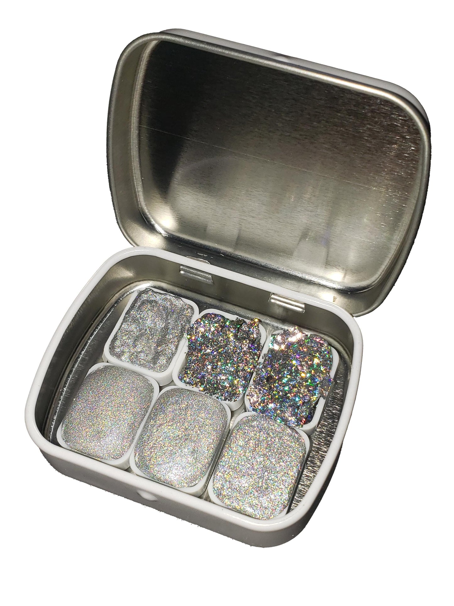 Holographic Series * Quarter Pan* Handmade Holo Watercolour Paint - Artist Palette Set