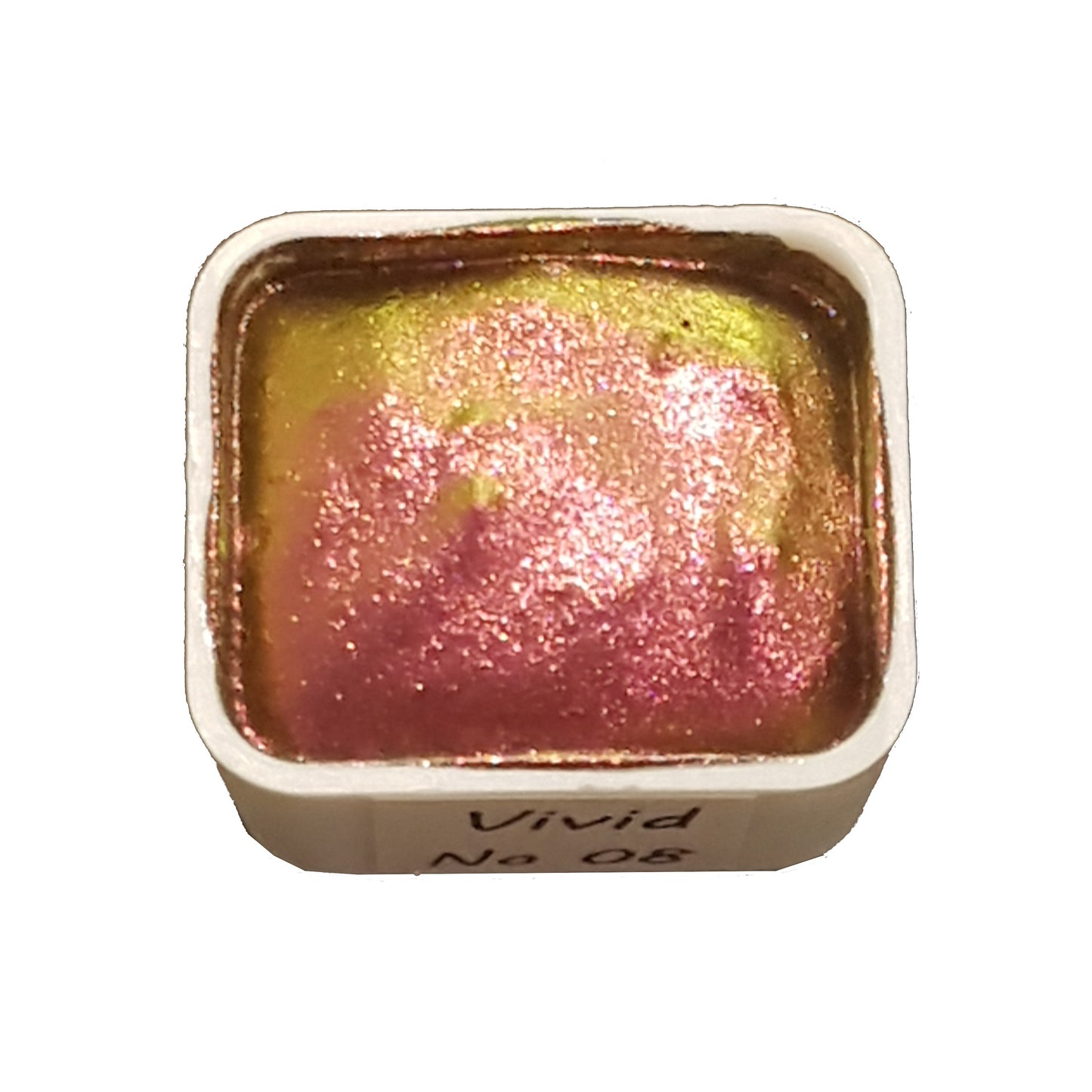 Vivid Series No 08 - Supershift Chameleon Handmade Watercolour Paint - Metallic Glitter Shimmer Calligraphy