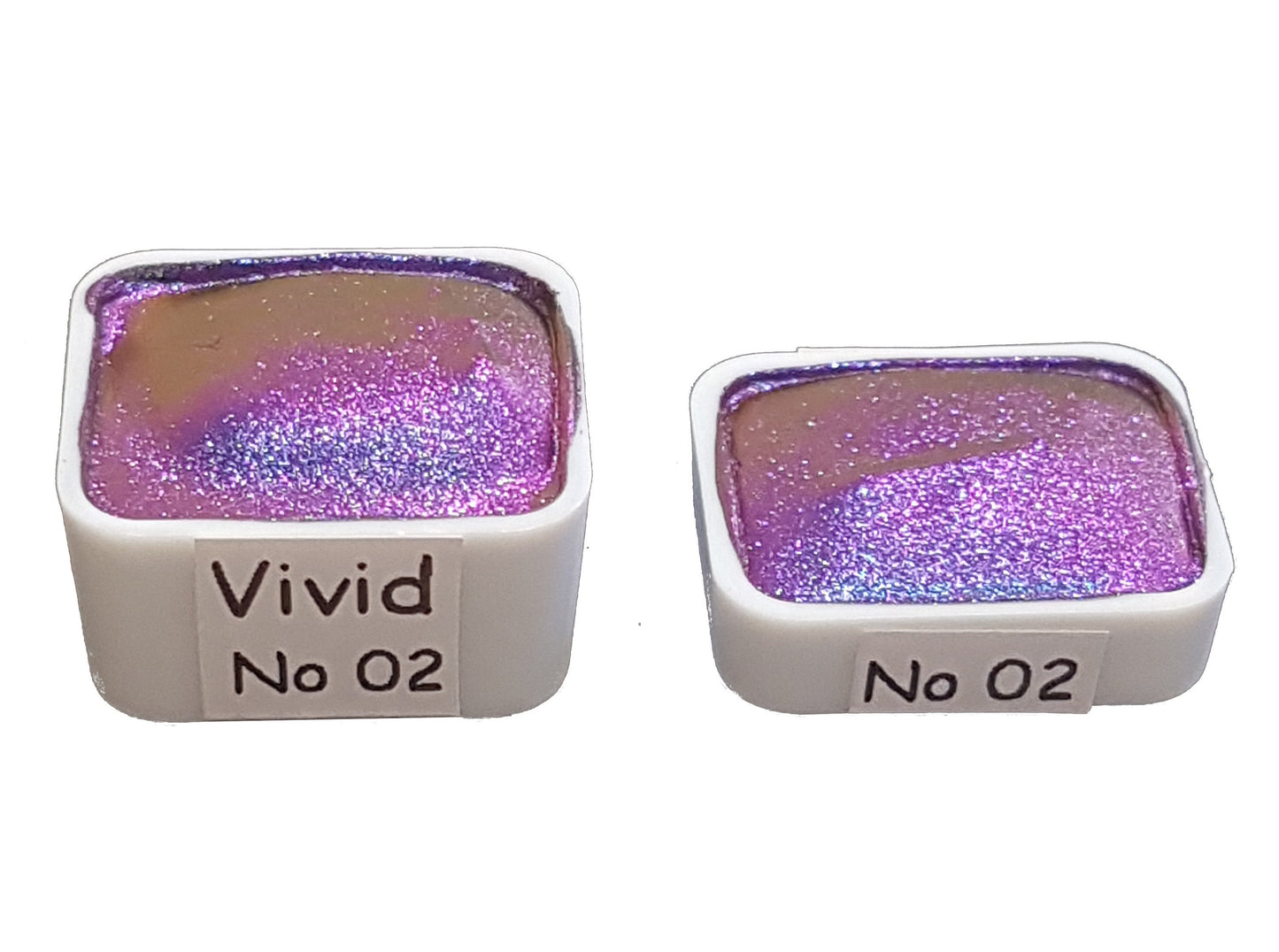 Vivid Series No 02 - Supershift Chameleon Handmade Watercolour Paint - Metallic Glitter Shimmer Calligraphy