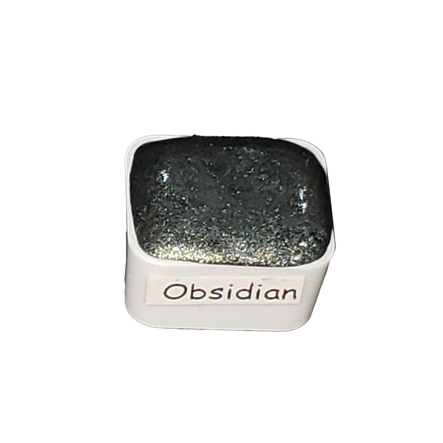 Gothic Series - Obsidian- Black Chameleon Handmade Watercolour Paint Metallic Color Shift