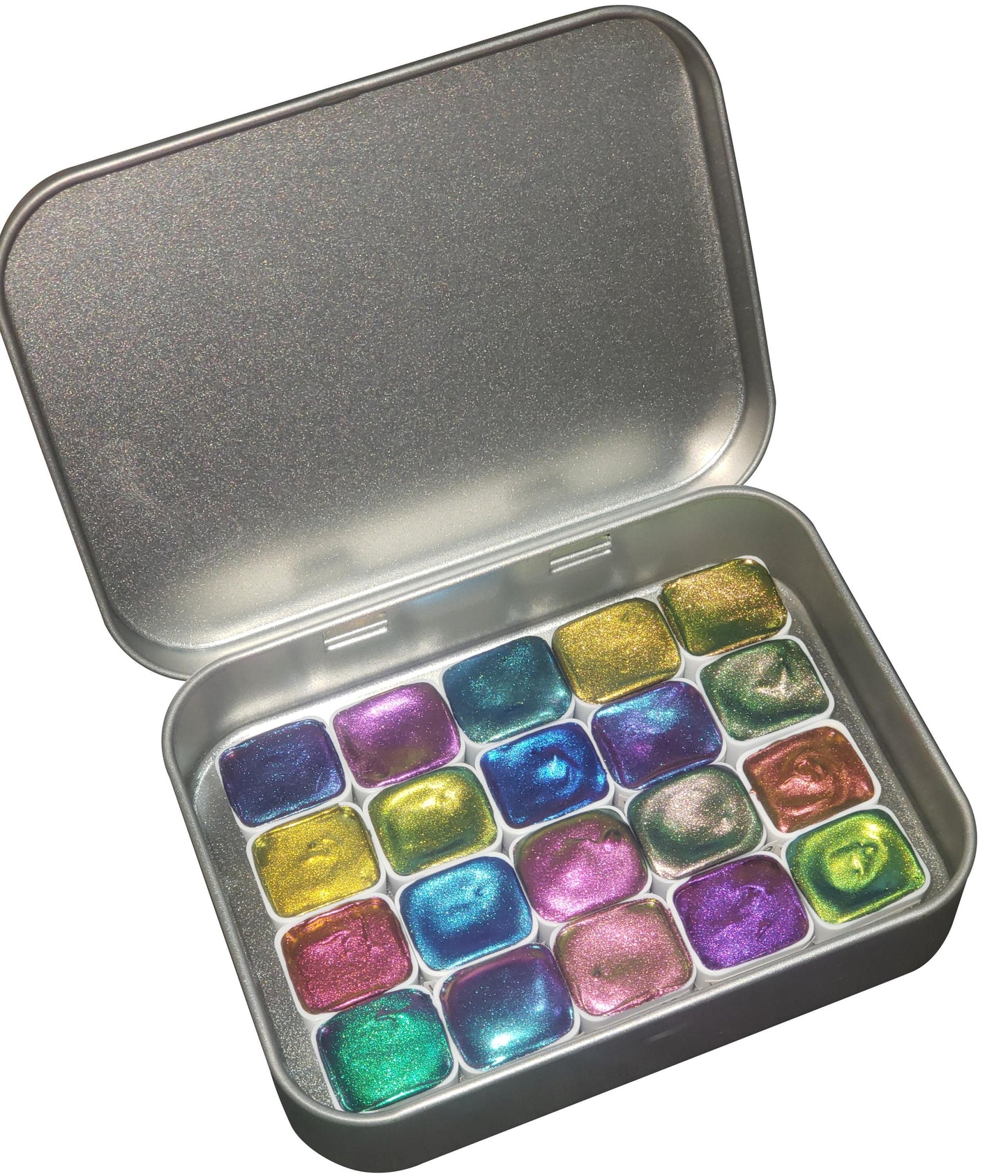 Mega Paint Set - 20 Colours - Vivid Series Supershift Chameleon Watercolour Paint Artist Palette - Colour Shifting Paint - Handmade