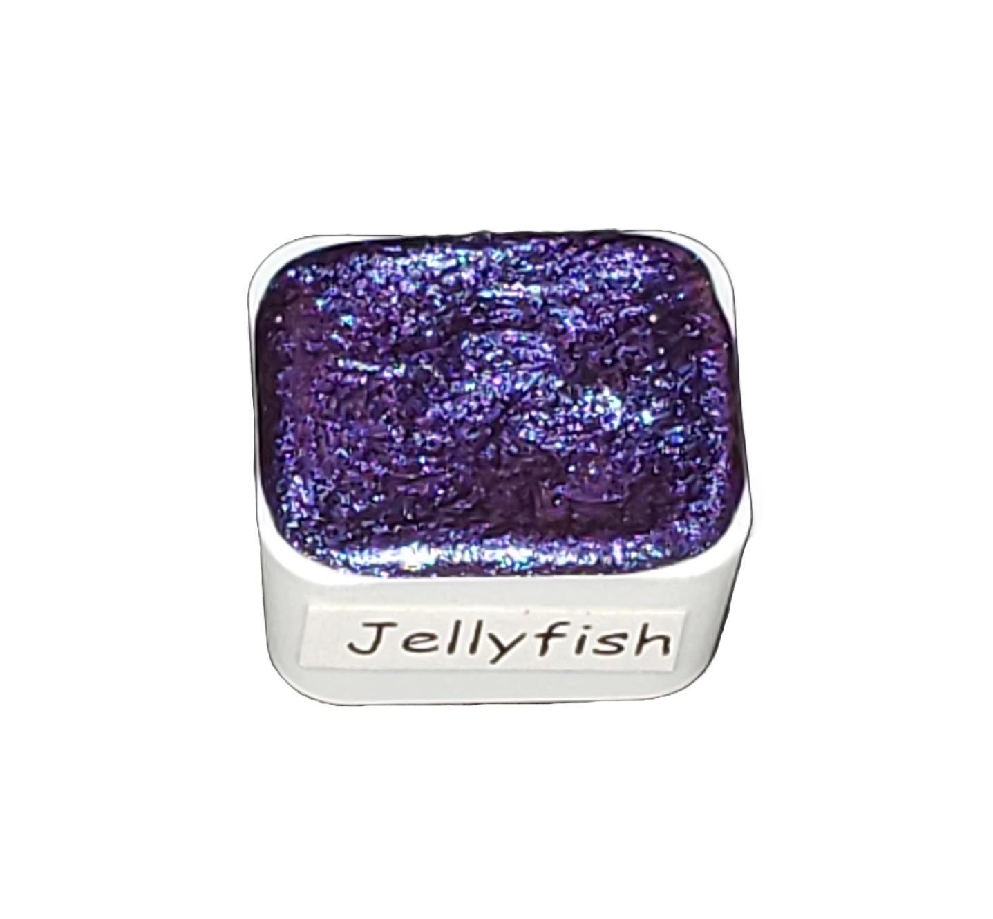 Jellyfish *Tropical Series* Supershift Chameleon Handmade Watercolour Paint - Metallic Glitter Shimmer Calligraphy