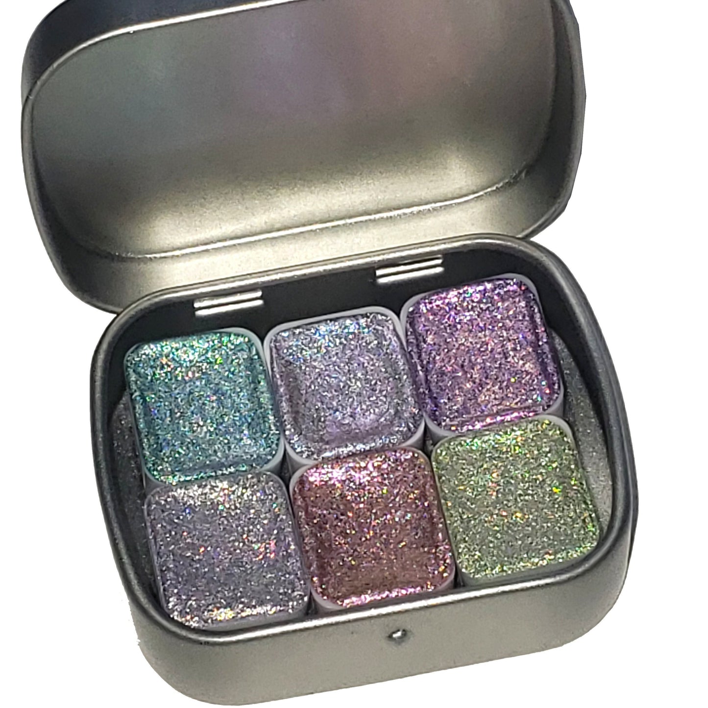 Planet Series *Half Pan* Holo Chameleon Watercolour Paint Artist Palette Set - Colour Shifting Paint - Handmade