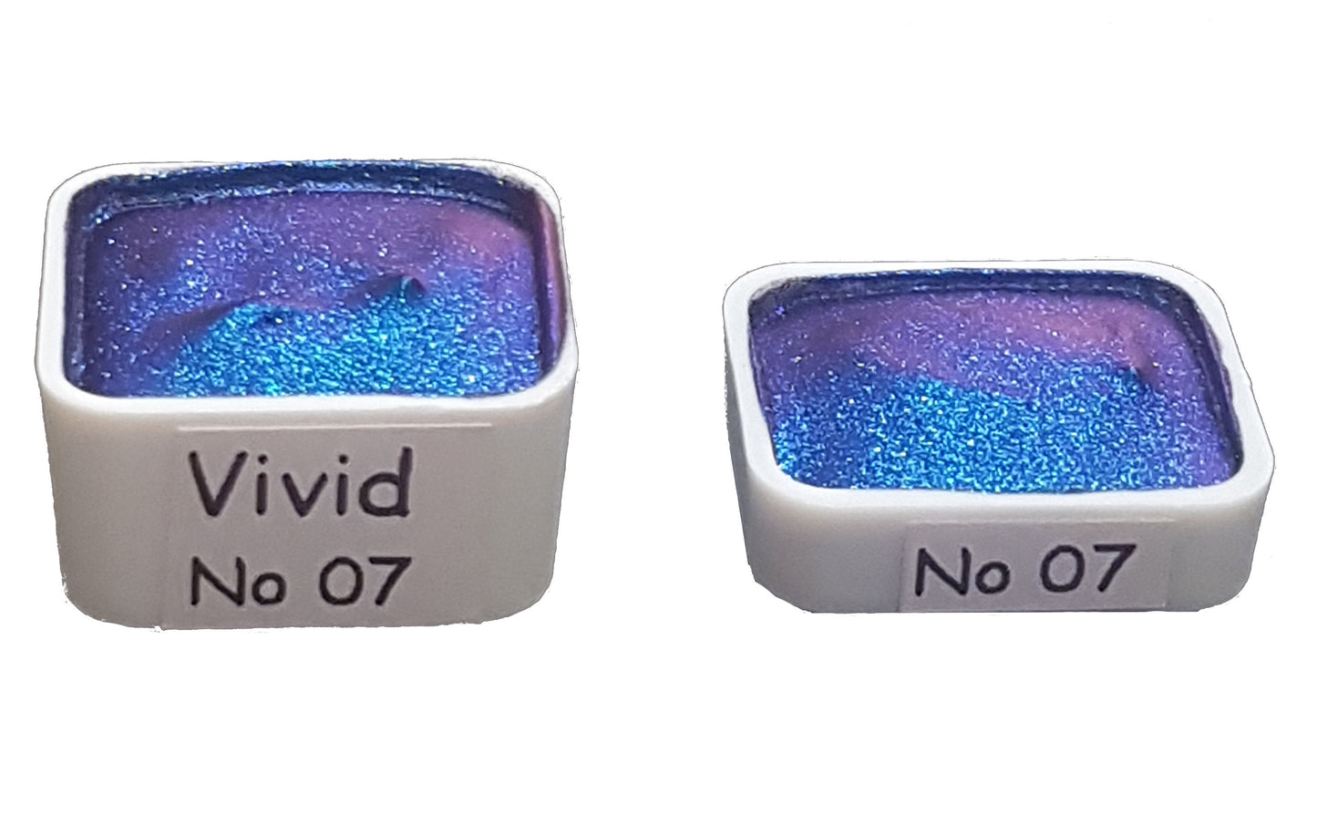 Vivid Series No 07 - Supershift Chameleon Handmade Watercolour Paint - Metallic Glitter Shimmer Calligraphy