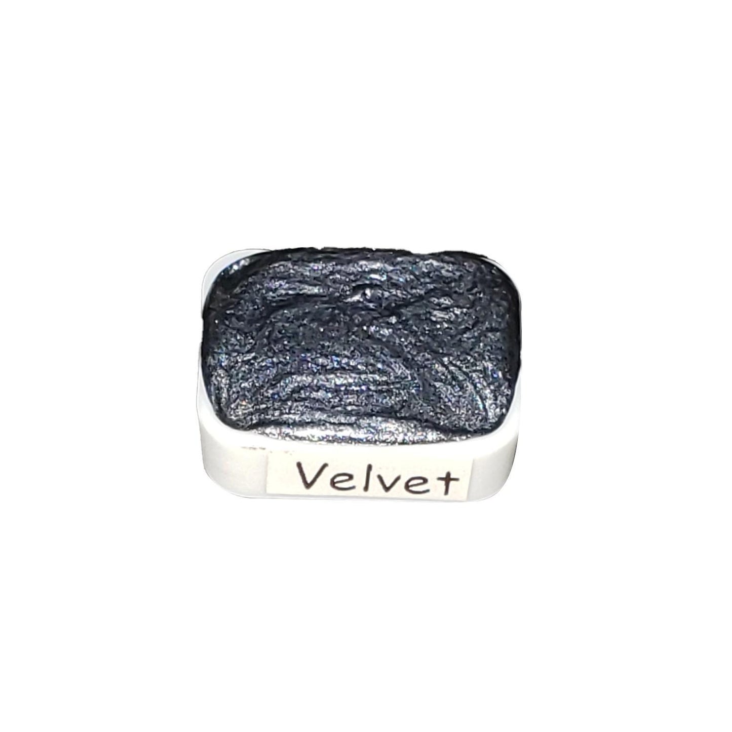 Gothic Series - Velvet - Black Chameleon Handmade Watercolour Paint Metallic Color Shift
