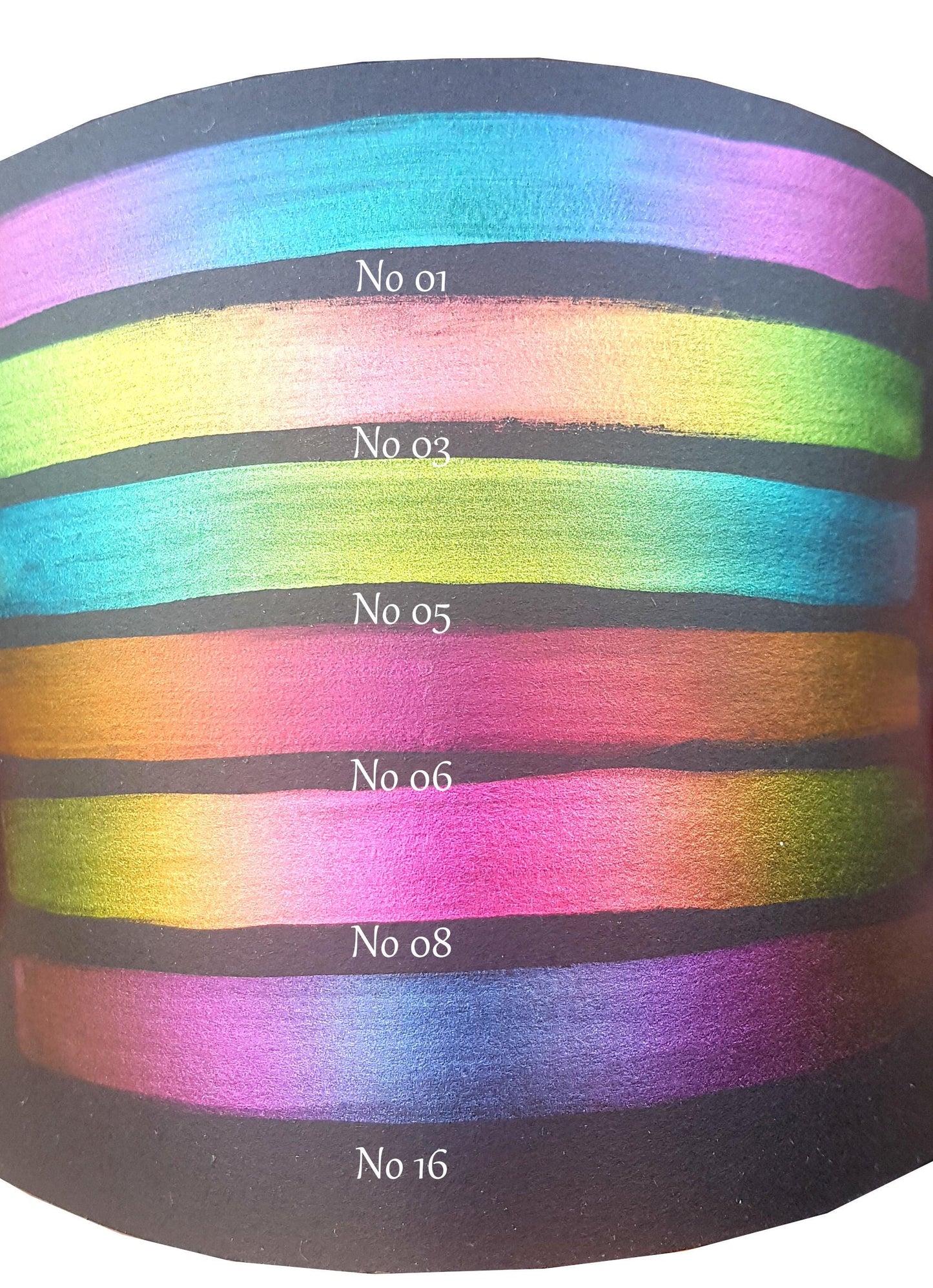 Mega Paint Set - 20 Colours - Vivid Series Supershift Chameleon Watercolour Paint Artist Palette - Colour Shifting Paint - Handmade