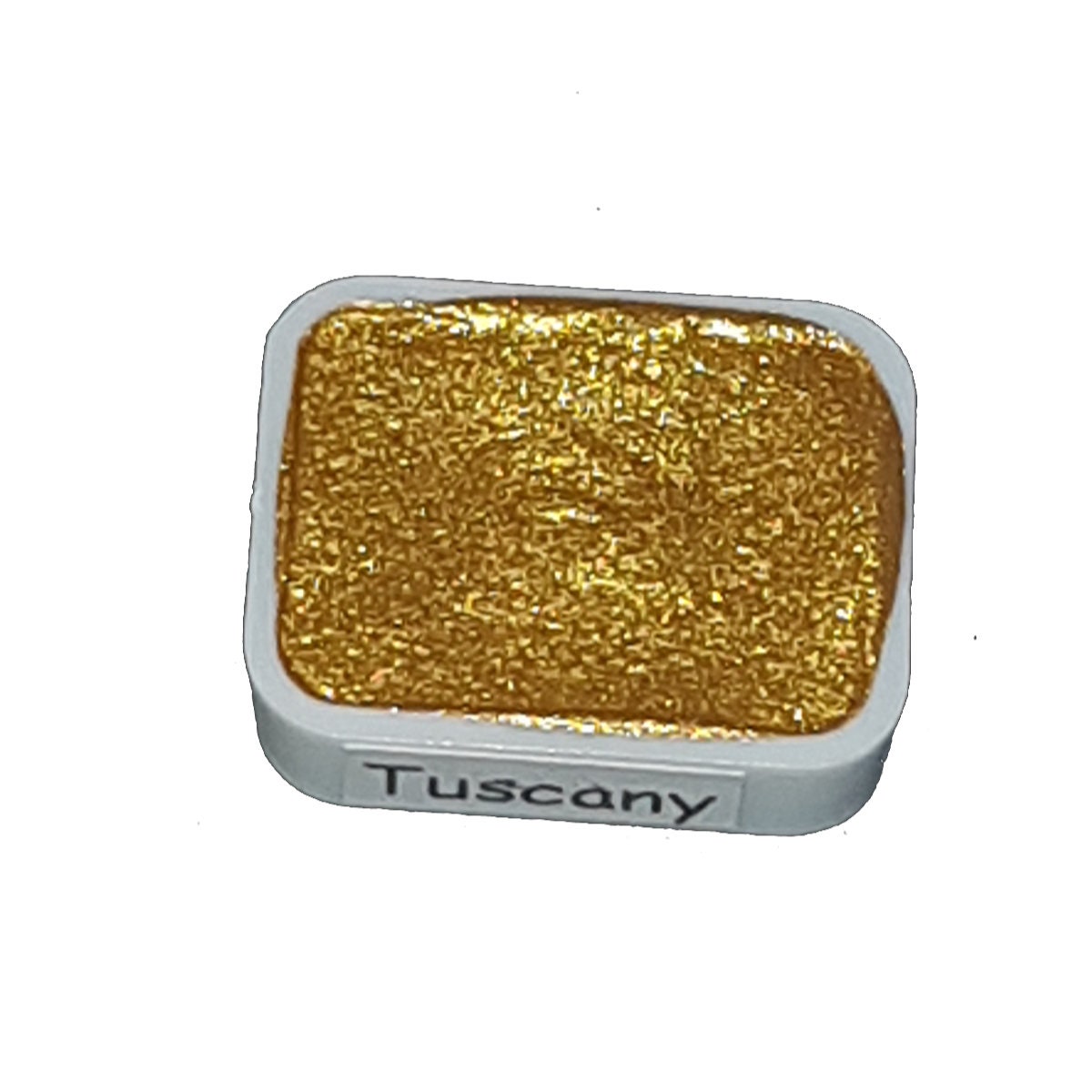 Tuscan Gold - Handmade Watercolour Paint - Metallic Glitter Shiny Pearlescent Shimmer