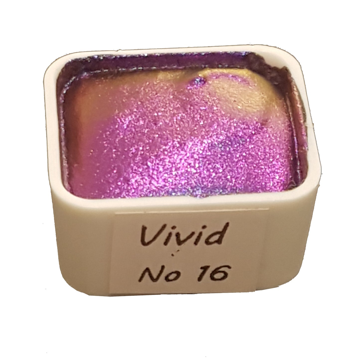 Vivid Series No 16 - Supershift Chameleon Handmade Watercolour Paint - Metallic Glitter Shimmer Calligraphy