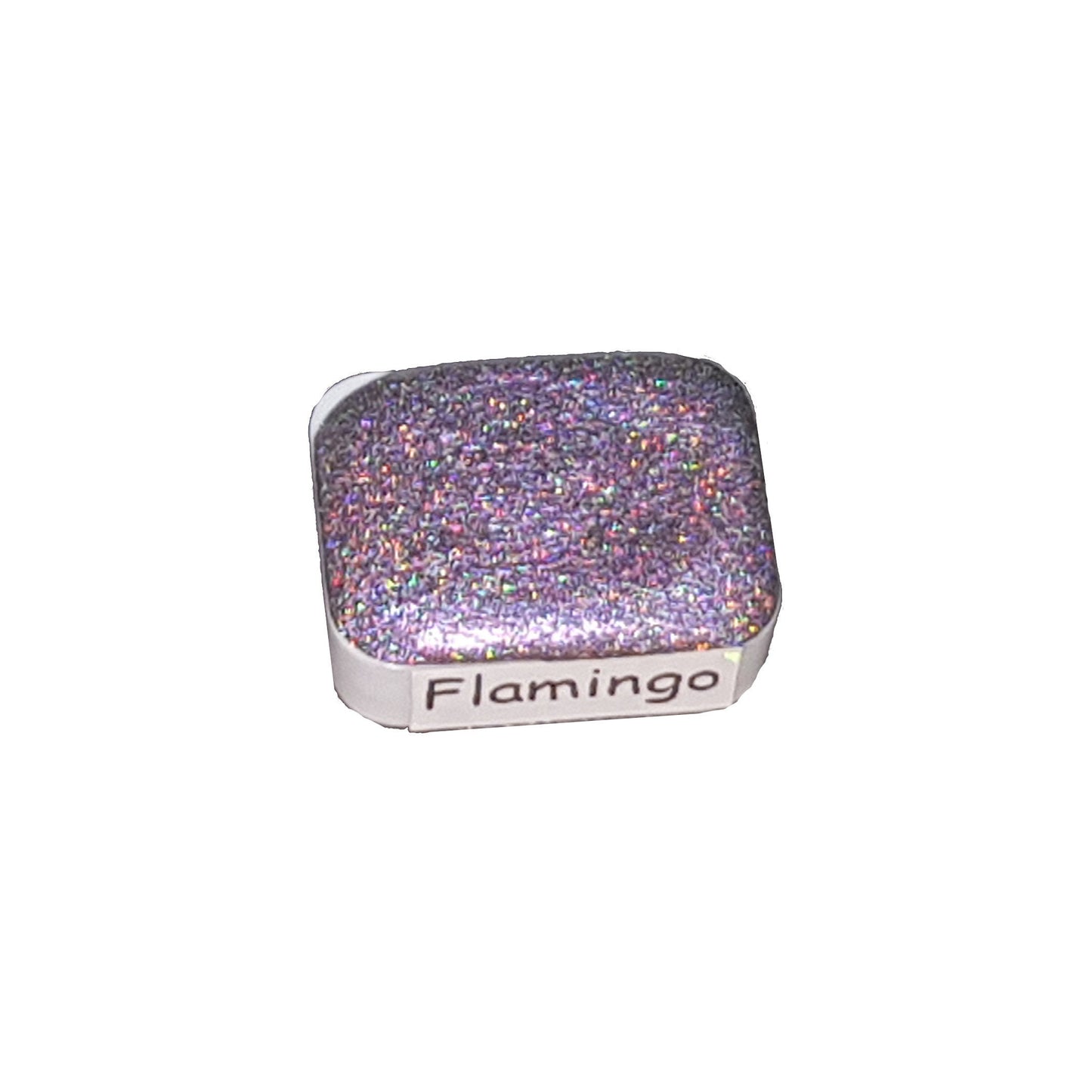Flamingo - Nature Series - Holo Chameleon Handmade Watercolour Paint Metallic Glitter Color Shift