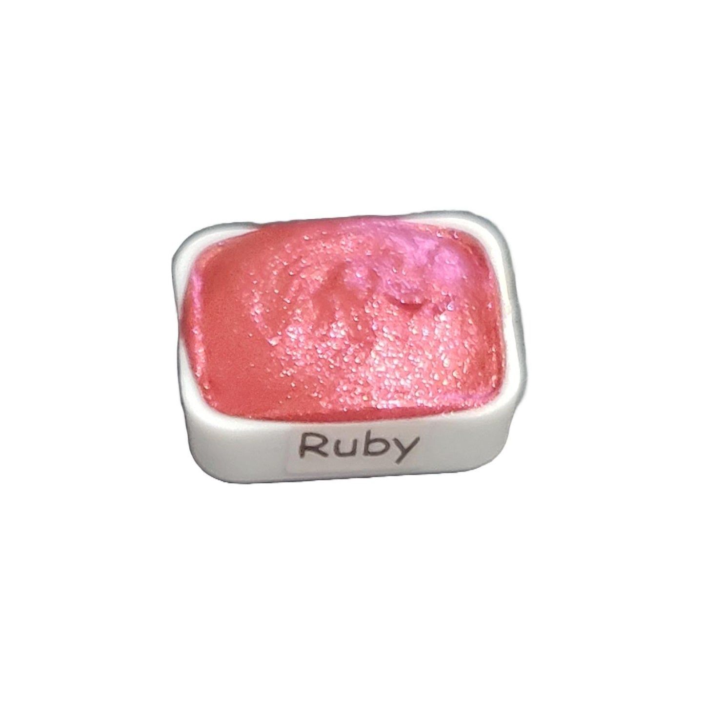 Ruby *Gemstone Series* Handmade Chrome Watercolour Paint - Metallic Glitter Holo Shimmer