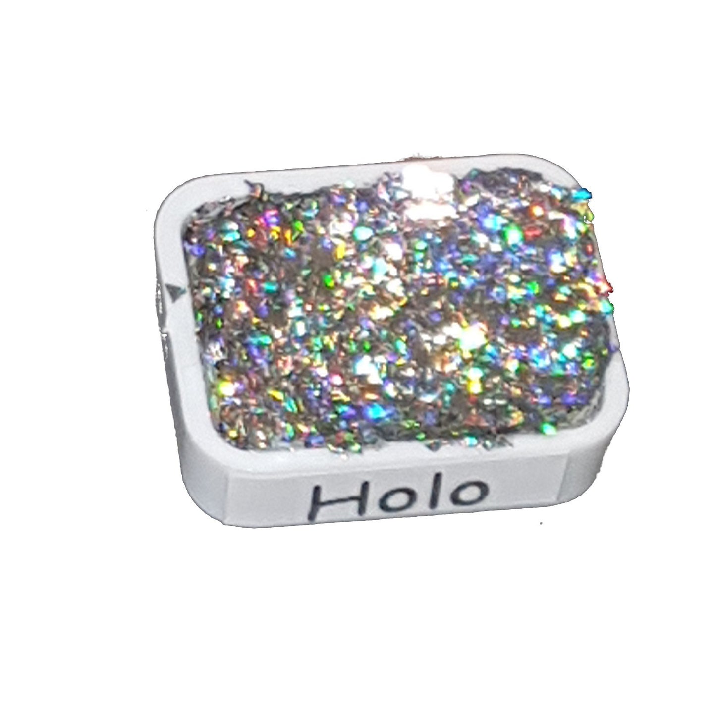 Disco Ball - Handmade Holographic Watercolour Paint - Half Pan - Metallic Glitter Shiny Pearlescent Holo Chrome Shimmer