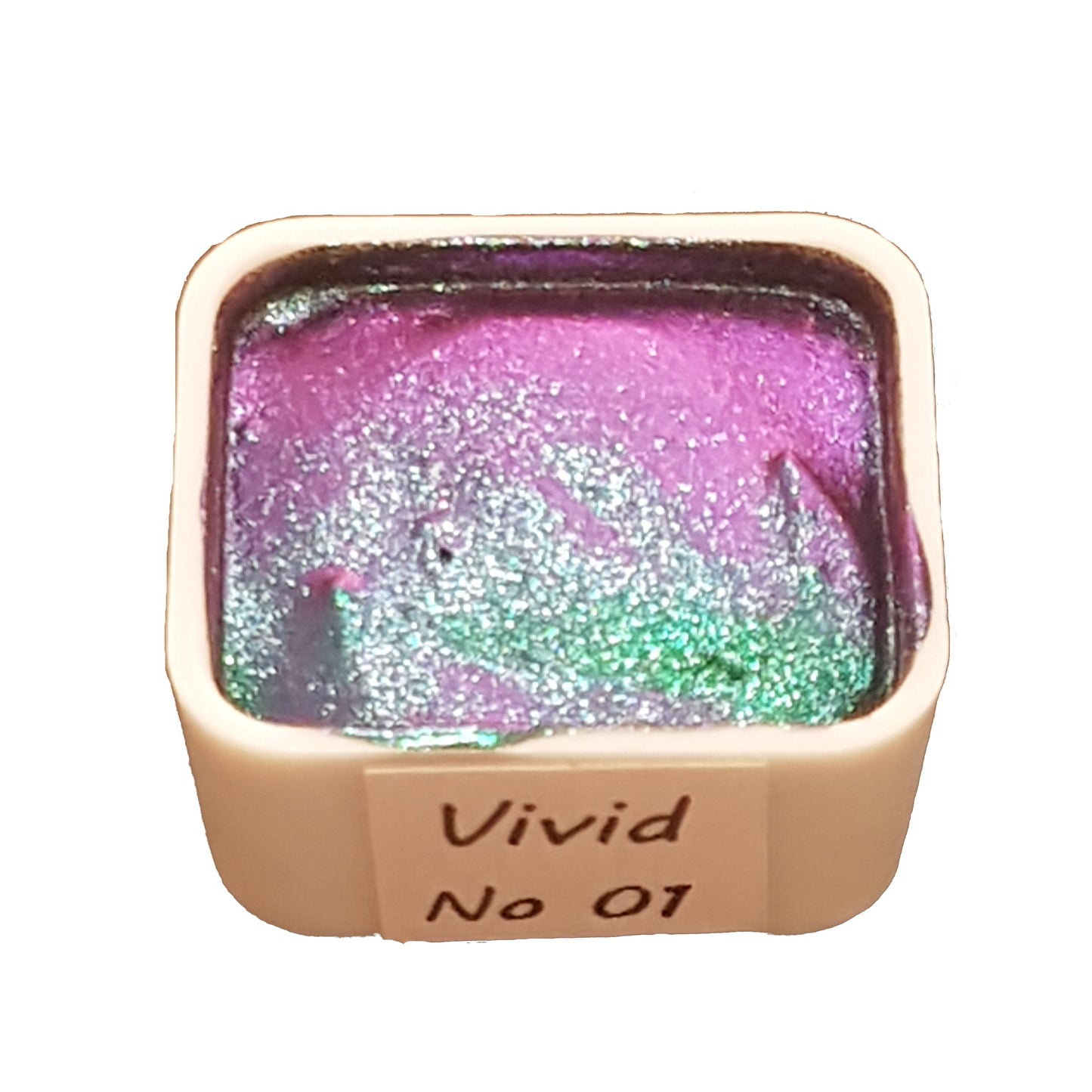 Vivid Series No 01 - Supershift Chameleon Handmade Watercolour Paint - Metallic Glitter Shimmer Calligraphy