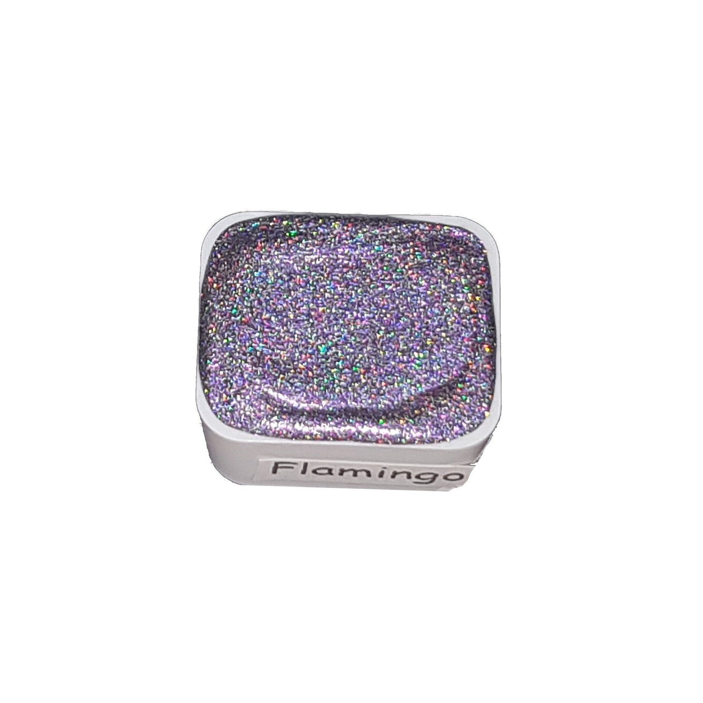 Flamingo - Nature Series - Holo Chameleon Handmade Watercolour Paint Metallic Glitter Color Shift