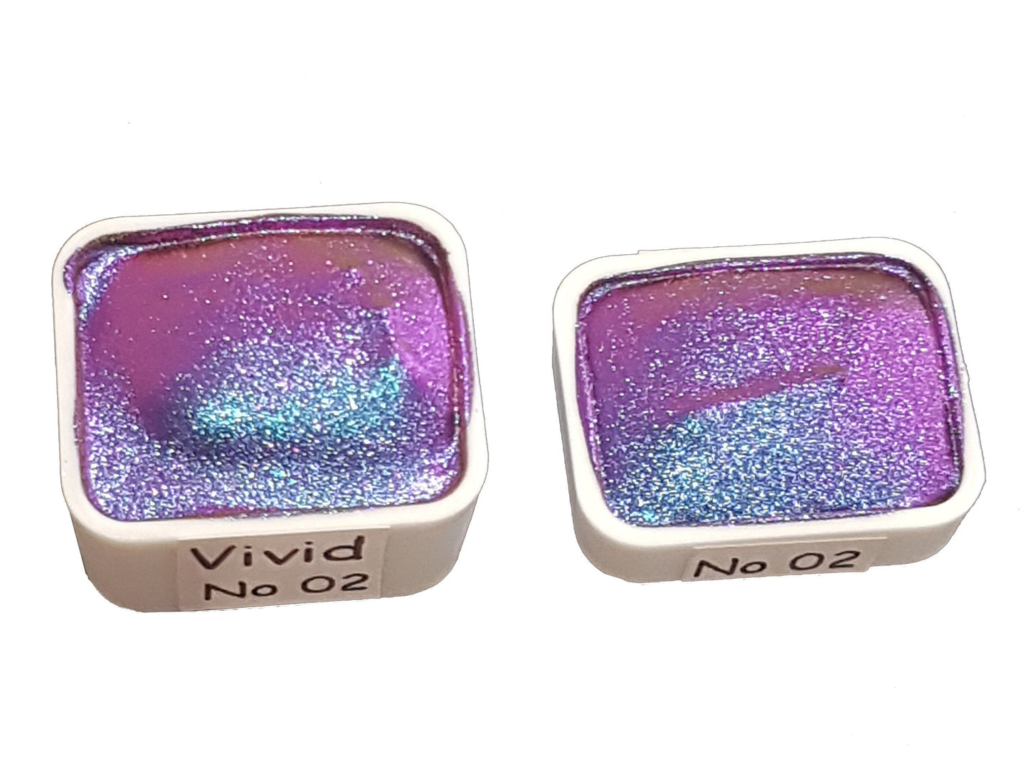 Vivid Series No 02 - Supershift Chameleon Handmade Watercolour Paint - Metallic Glitter Shimmer Calligraphy