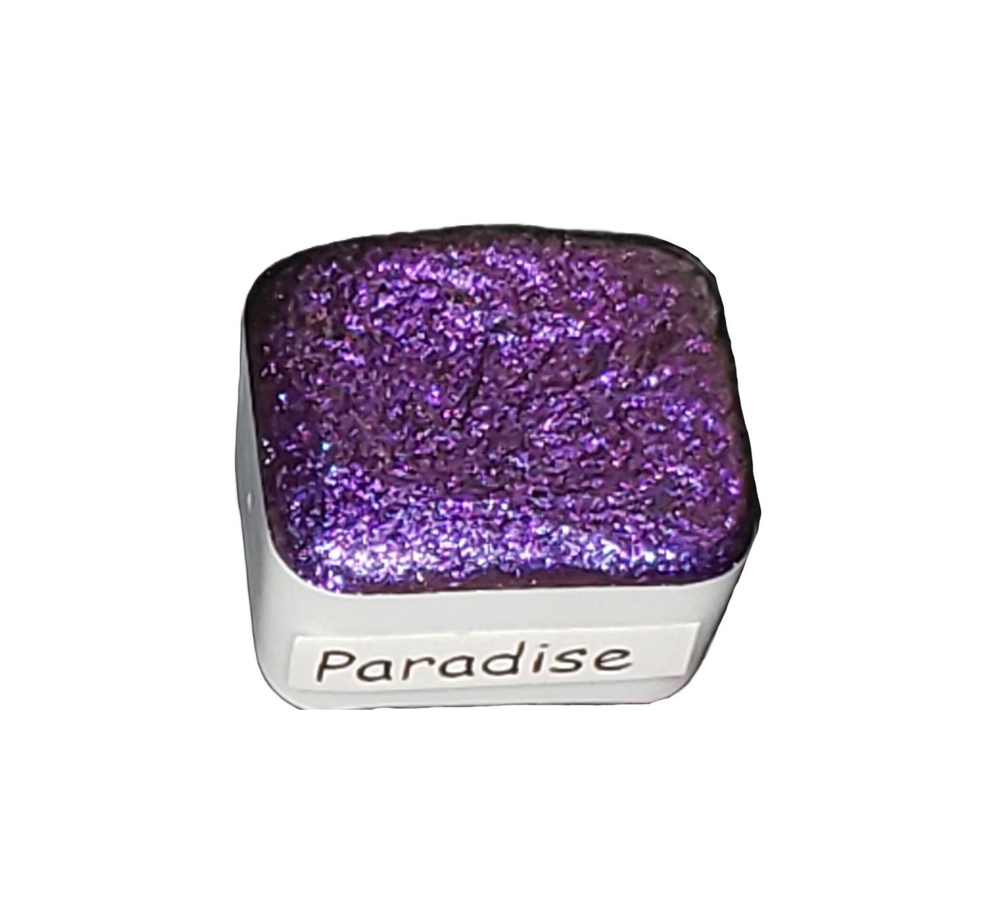 Paradise *Tropical Series* Supershift Chameleon Handmade Watercolour Paint - Metallic Glitter Shimmer Calligraphy