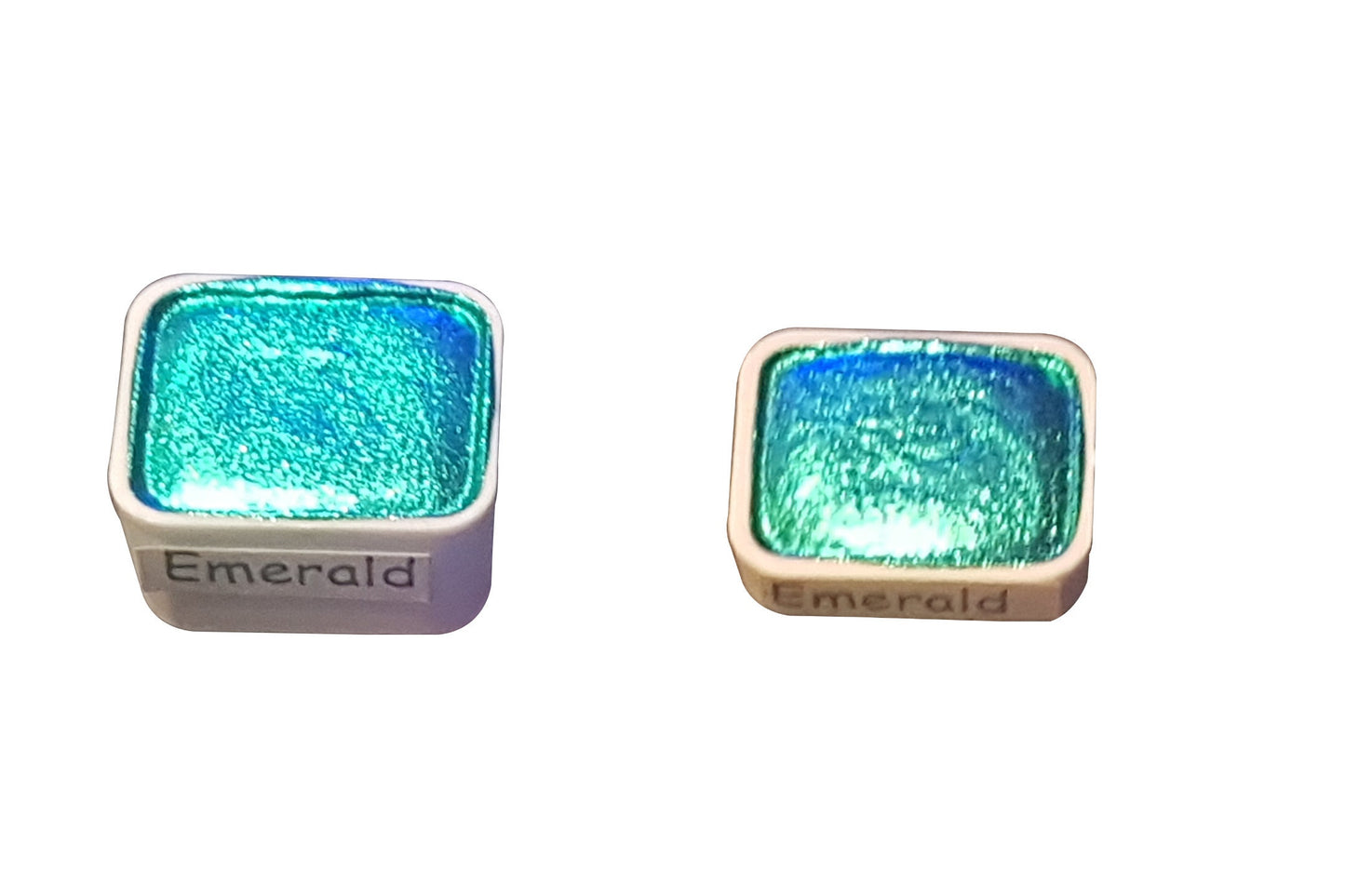 Emerald *Gemstone Series* Handmade Chrome Watercolour Paint - Metallic Glitter Holo Shimmer