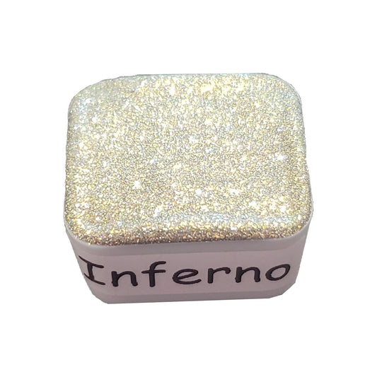 Inferno *Limited Edition* Chameleon + Holo Handmade Watercolour Paint - Half Pan - Metallic Paint