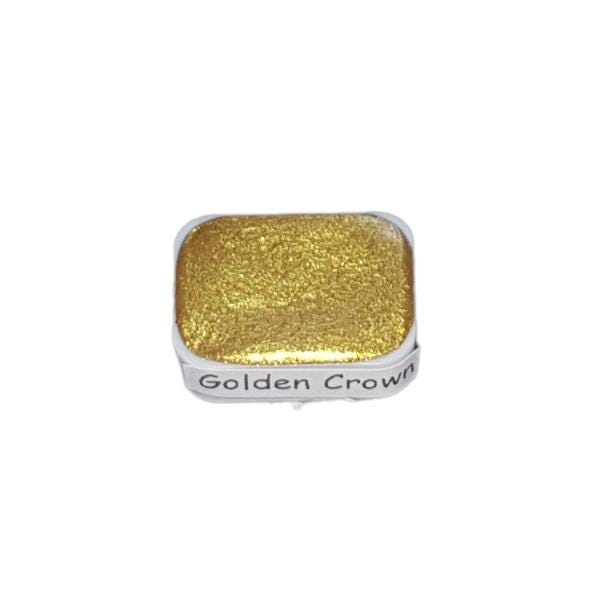 Golden Crown *Golden Series* Handmade Gold Chrome Watercolour Paint - Metallic Glitter Shimmer