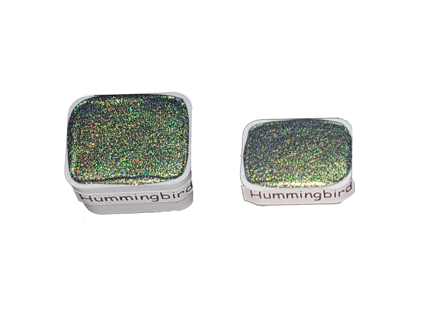 Hummingbird - Nature Series - Holo Chameleon Handmade Watercolour Paint Metallic Glitter Color Shift