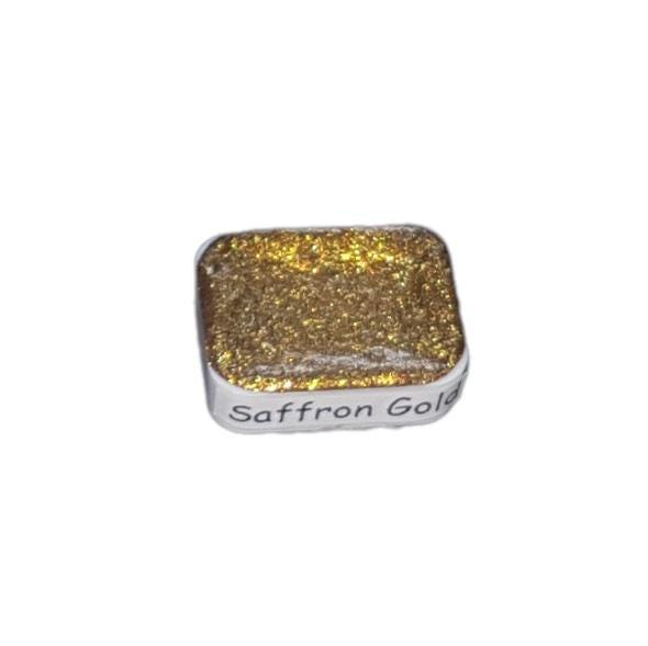 Saffron Gold *Golden Series* Handmade Gold Chrome Watercolour Paint - Metallic Glitter Shimmer