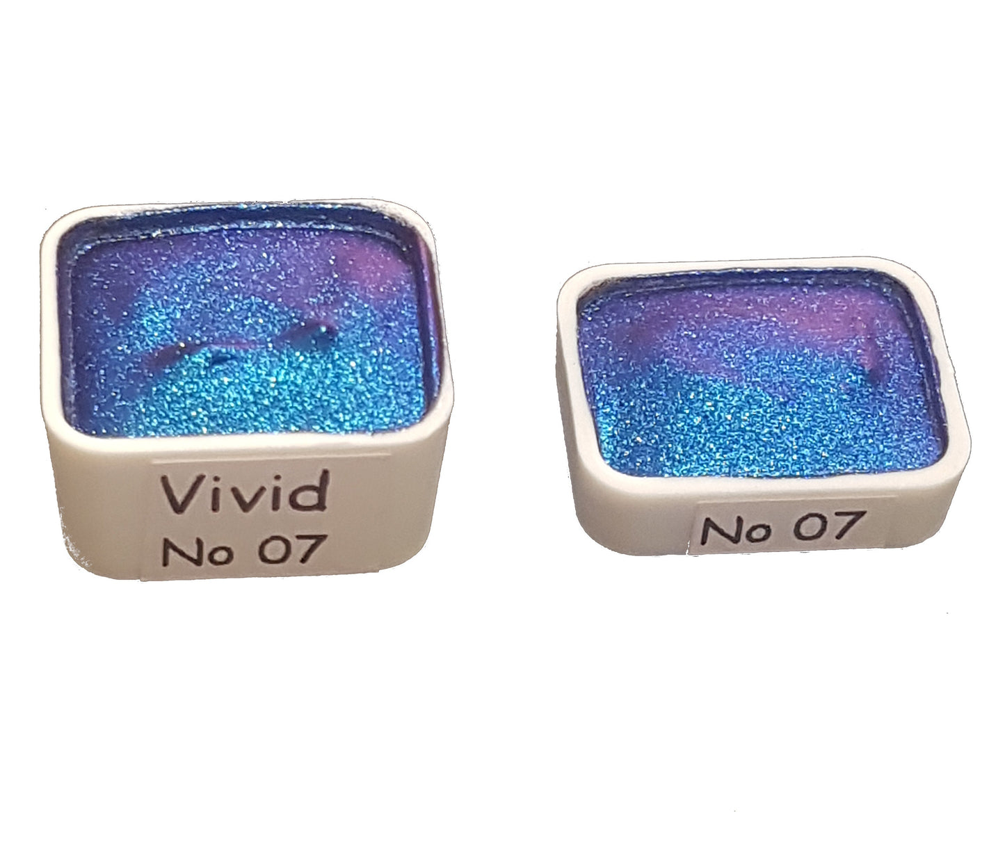 Vivid Series No 07 - Supershift Chameleon Handmade Watercolour Paint - Metallic Glitter Shimmer Calligraphy
