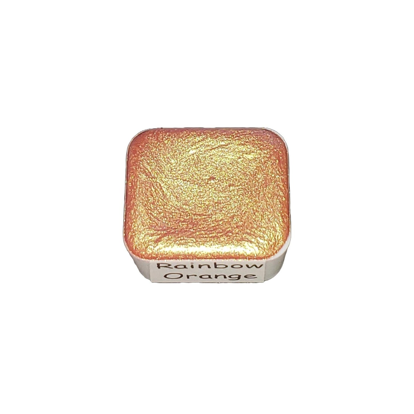 Orange *Rainbow Series* Handmade Metallic Watercolour Paint