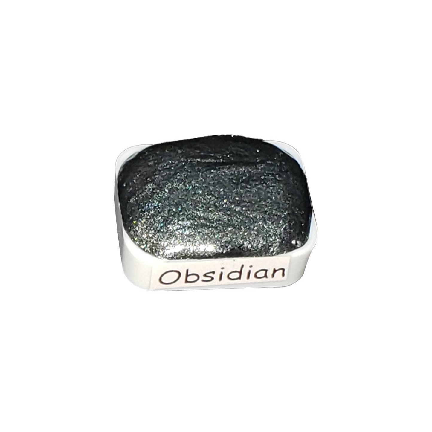 Gothic Series - Obsidian- Black Chameleon Handmade Watercolour Paint Metallic Color Shift