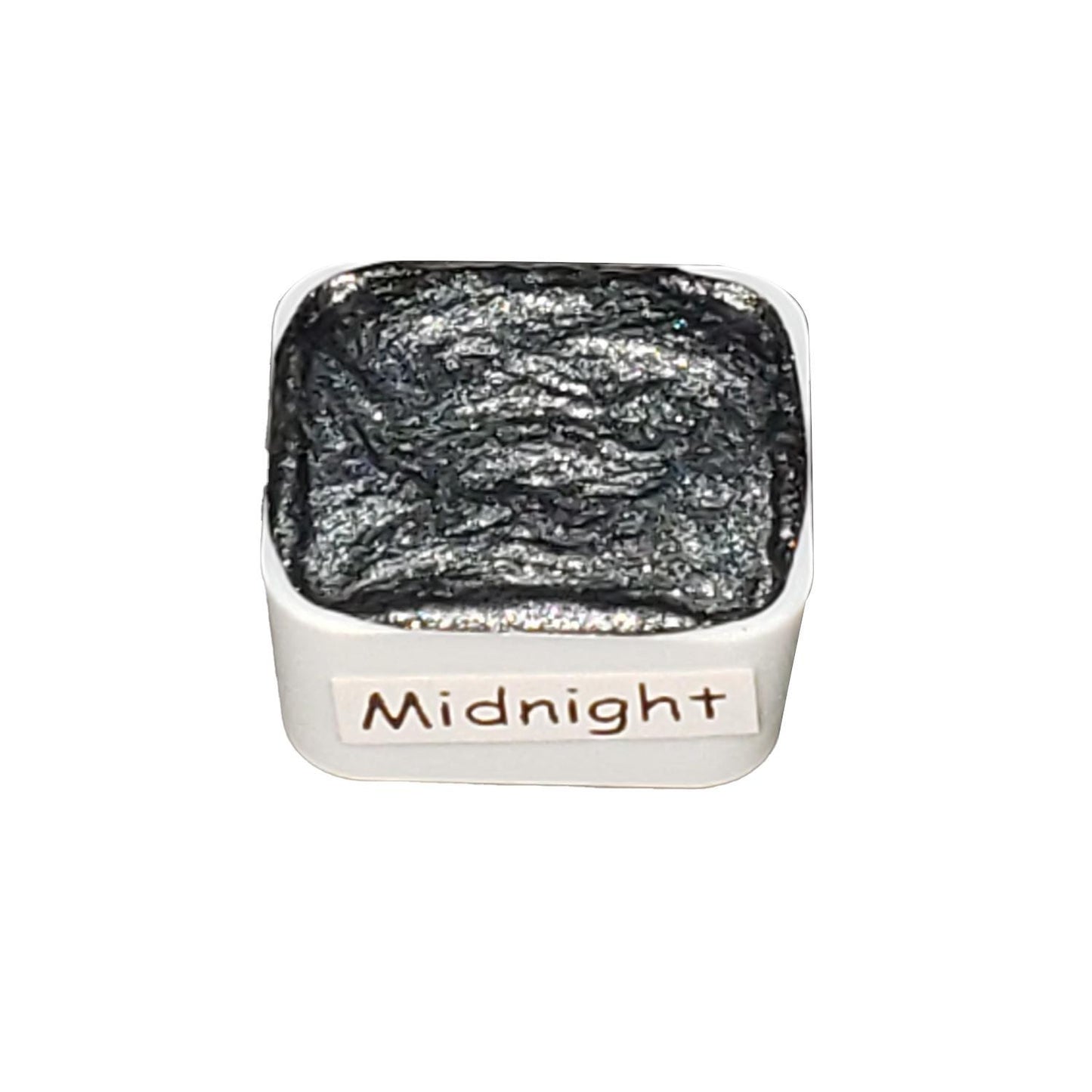 Gothic Series - Midnight - Black Chameleon Handmade Watercolour Paint Metallic Color Shift