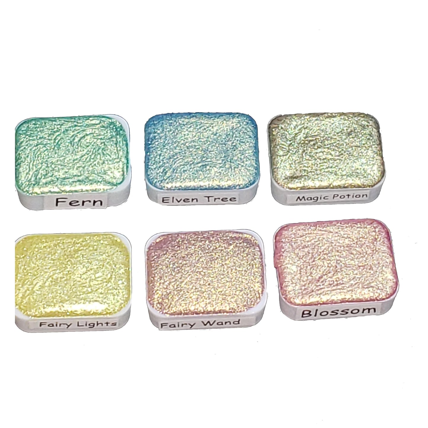 Fairy Series Vol 2 *Quarter Pan* Handmade Watercolour Palette - Gold Shift Chameleon Paint