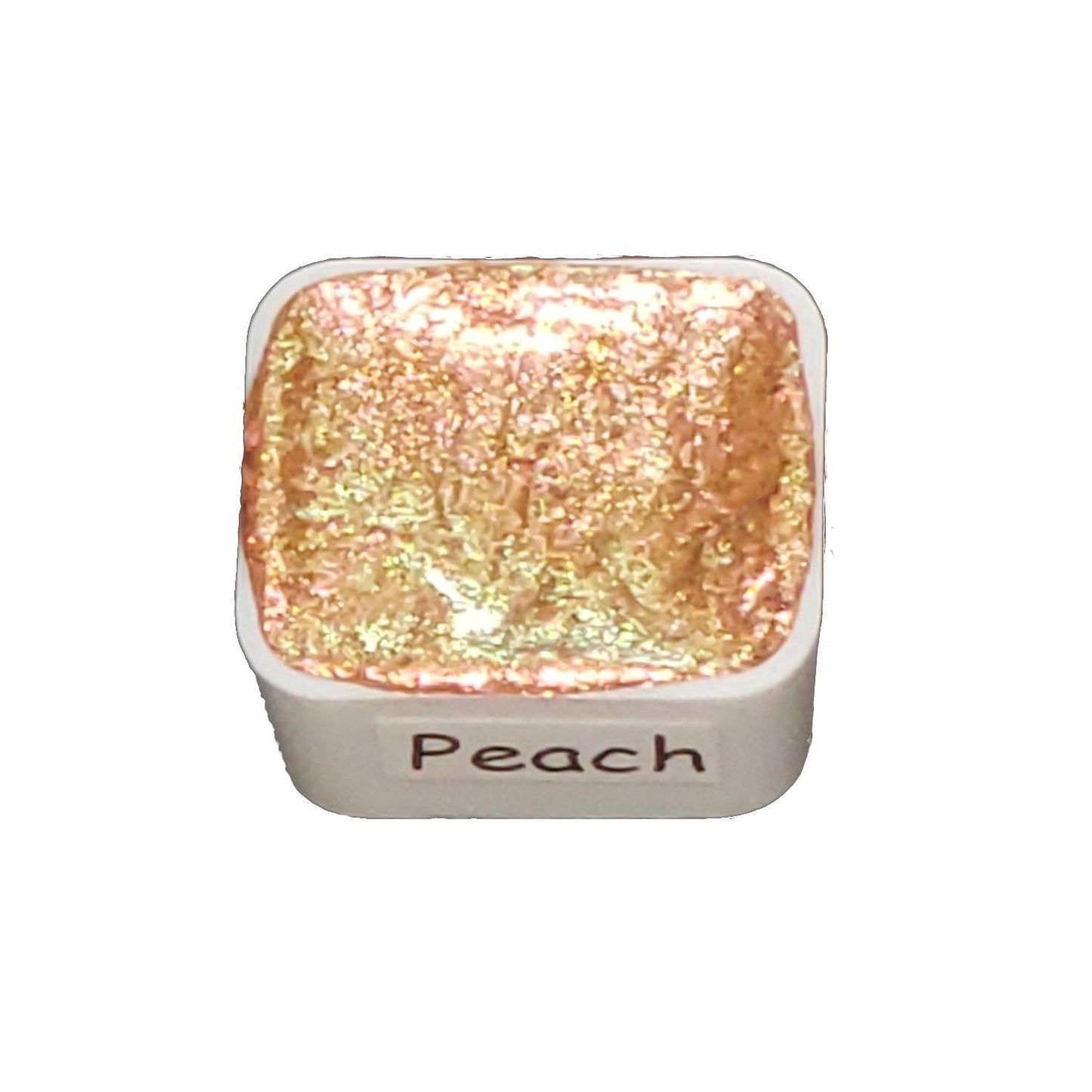 Fruity Series - Peach - Chameleon Handmade Watercolour Paint - Metallic Glitter Shimmer