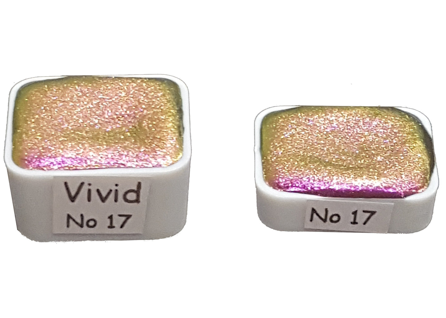 Vivid Series No 17 - Supershift Chameleon Handmade Watercolour Paint - Metallic Glitter Shimmer Calligraphy
