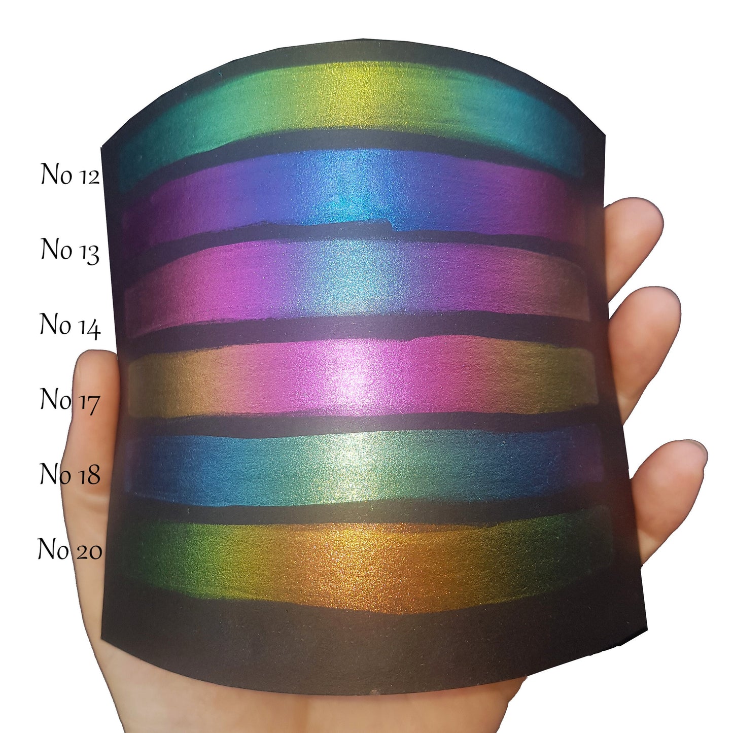 Vivid Series Vol 3 *Quarter Pan* Supershift Chameleon Watercolour Paint - Artist Palette Set - Colour Shifting Paint - Handmade