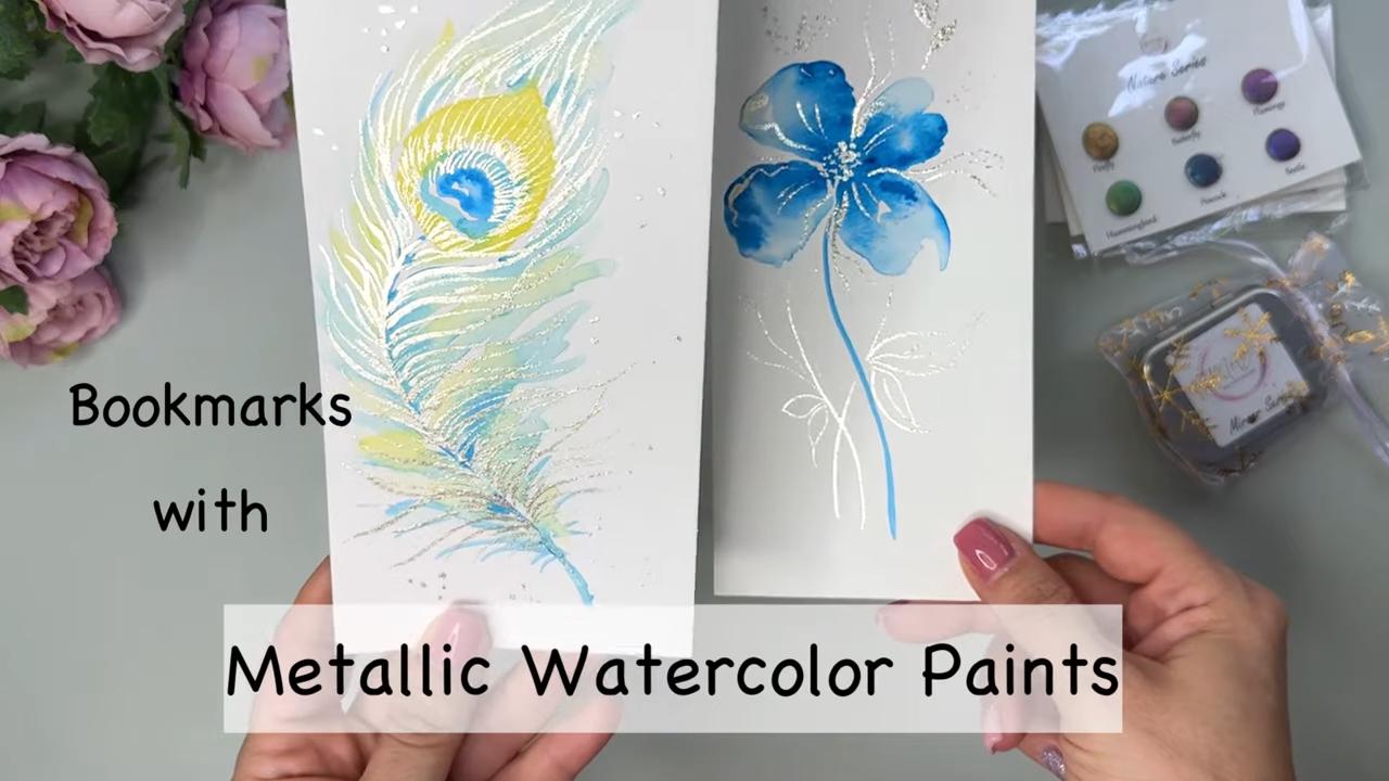 Dazzle *Mirror Series* Handmade Silver Chrome Watercolour Paint - Metallic Glitter Holo Shimmer