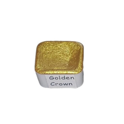 Golden Crown *Golden Series* Handmade Gold Chrome Watercolour Paint - Metallic Glitter Shimmer