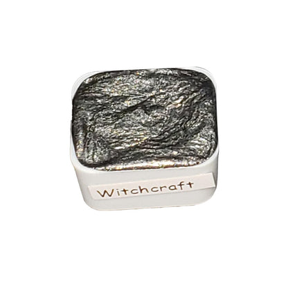 Gothic Series - Witchcraft - Black Chameleon Handmade Watercolour Paint Metallic Color Shift