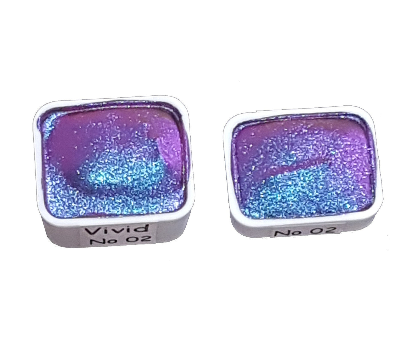 Vivid Series No 02 - Supershift Chameleon Handmade Watercolour Paint - Metallic Glitter Shimmer Calligraphy