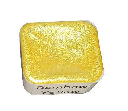 Yellow *Rainbow Series* Handmade Metallic Watercolour Paint