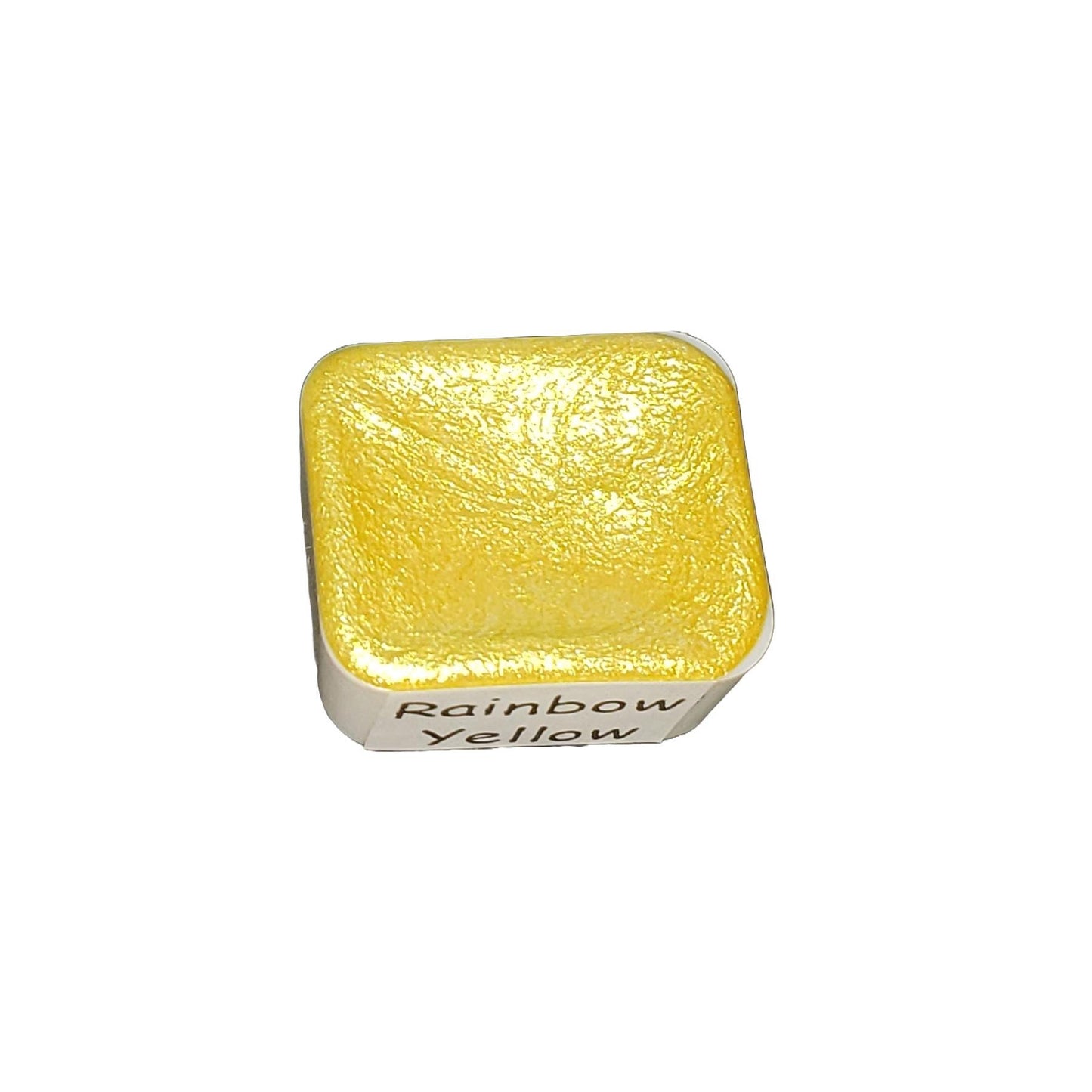 Yellow *Rainbow Series* Handmade Metallic Watercolour Paint