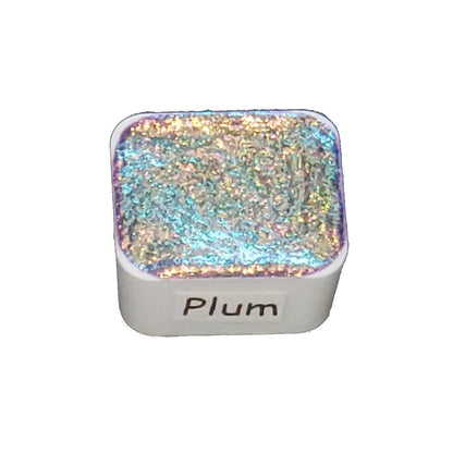 Fruity Series - Plum - Chameleon Handmade Watercolour Paint - Metallic Glitter Shimmer