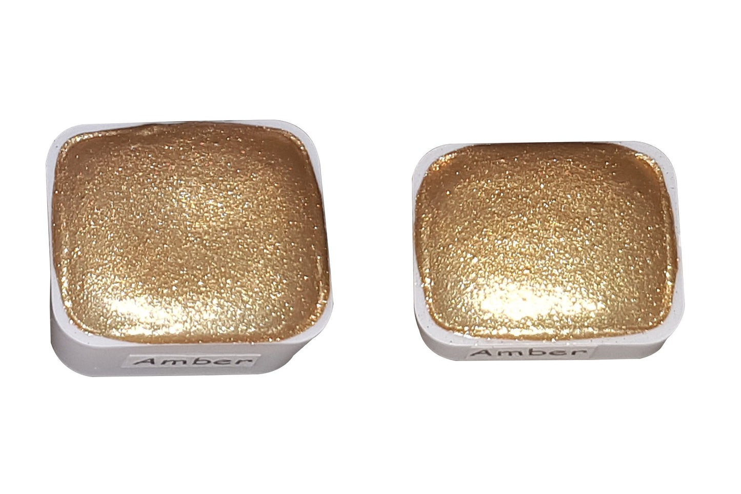 Amber *Gemstone Series* Handmade Chrome Watercolour Paint - Metallic Glitter Holo Shimmer