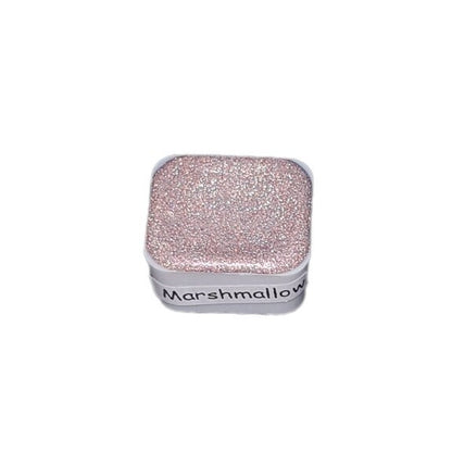 Marshmallow *Limited Edition* Chameleon + Holo Handmade Watercolour Paint - Half Pan - Chrome Metallic Color Shift Paint