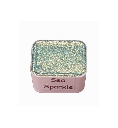 Ocean Series - Sea Sparkle - Chameleon Handmade Watercolour Paint - Metallic Glitter Color Shifting Holographic