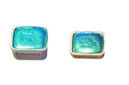 Emerald *Gemstone Series* Handmade Chrome Watercolour Paint - Metallic Glitter Holo Shimmer