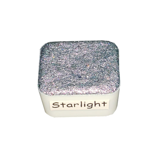 Starlight *Limited Edition* Chameleon + Holo Handmade Watercolour Paint - Chrome Metallic Color Shift Paint
