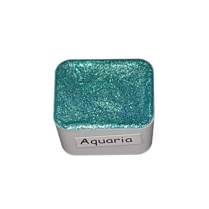 Mermaid Series - Aquaria - Chameleon Handmade Watercolour Paint Metallic Glitter Color Shift