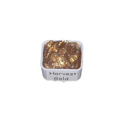 Harvest Gold *Golden Series* Handmade Gold Chrome Watercolour Paint - Metallic Glitter Shimmer