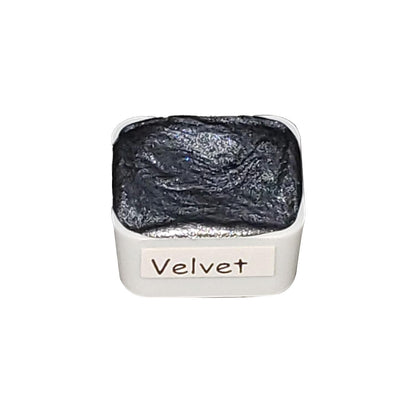 Gothic Series - Velvet - Black Chameleon Handmade Watercolour Paint Metallic Color Shift