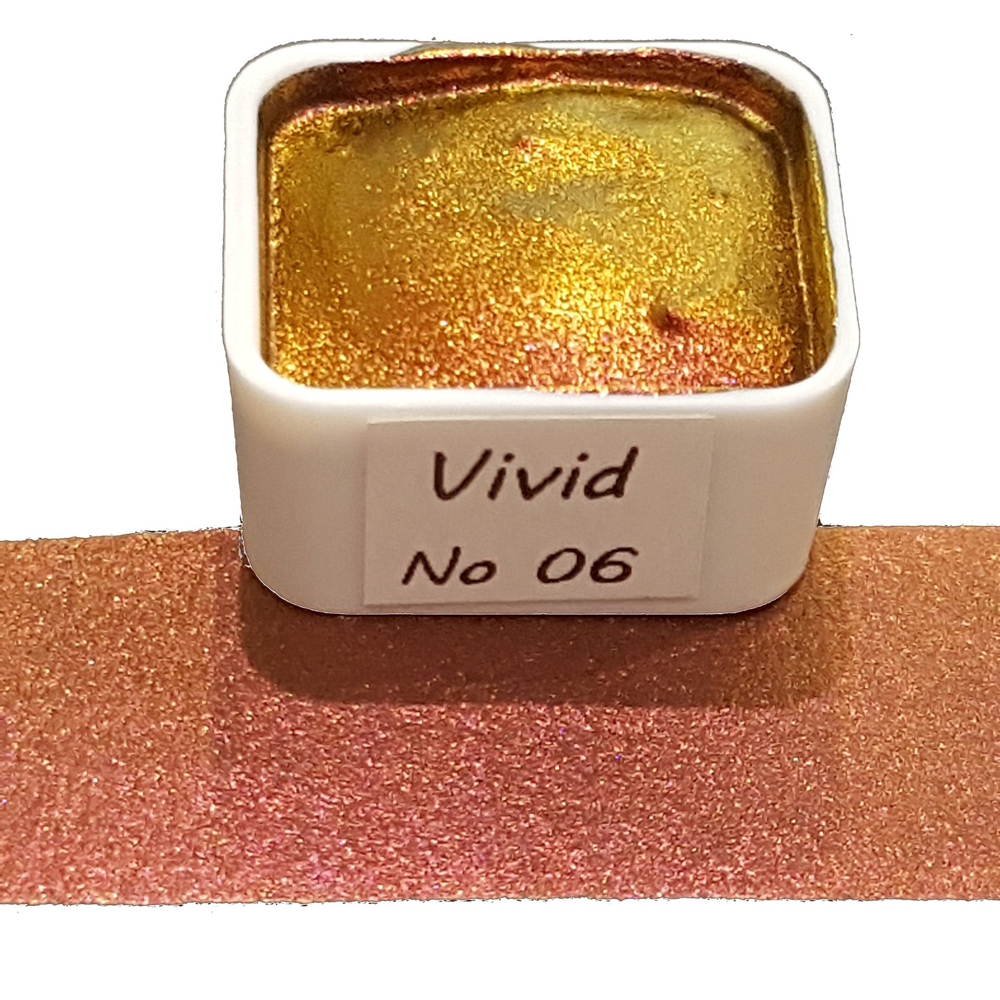 Vivid Series No 06 - Supershift Chameleon Handmade Watercolour Paint - Metallic Glitter Shimmer Calligraphy